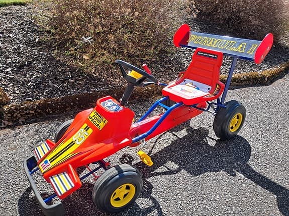 Trampbil t barn, Stabil! "Formula 1"