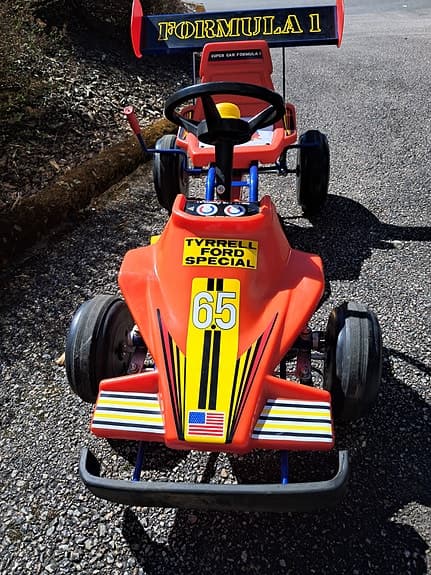 Trampbil t barn, Stabil! "Formula 1"