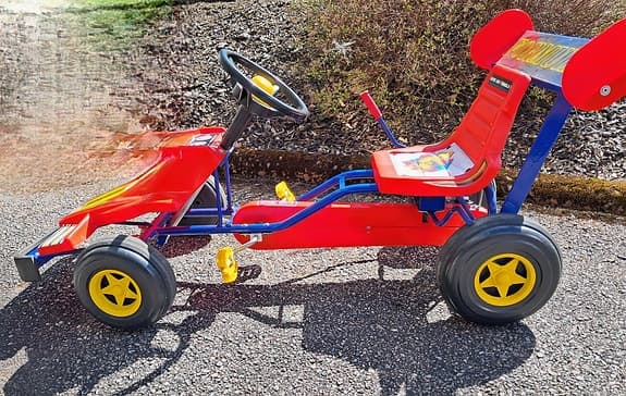 Trampbil t barn, Stabil! "Formula 1"