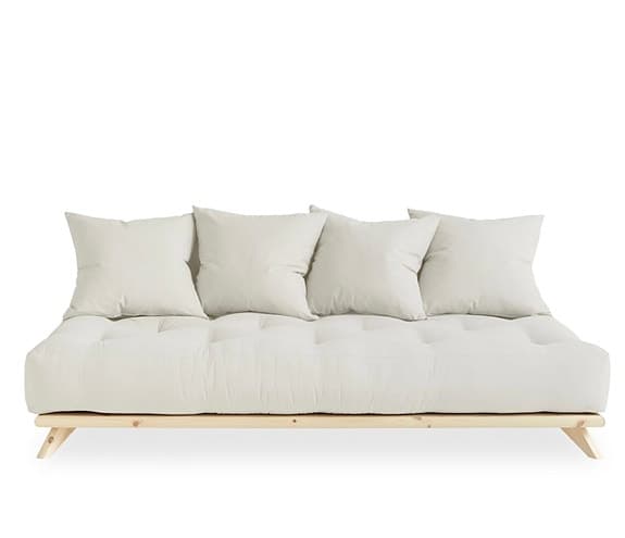 Senza futon bäddsoffa Natur/Natural 200cm