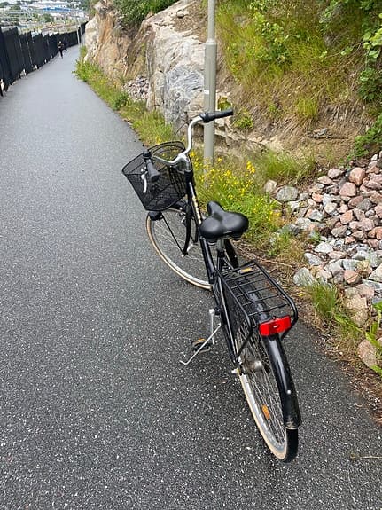 Monark 3 vxl damcykel med ramlås