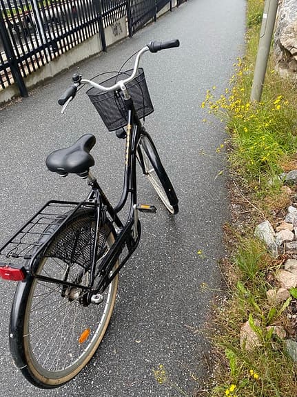 Monark 3 vxl damcykel med ramlås