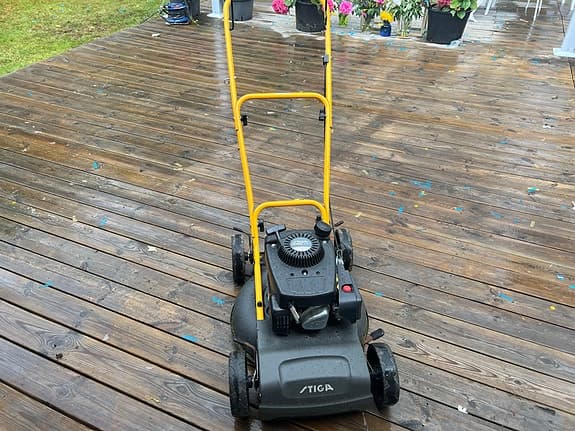 Stiga Multiclip 47 Blue bensinklippare grå/gul