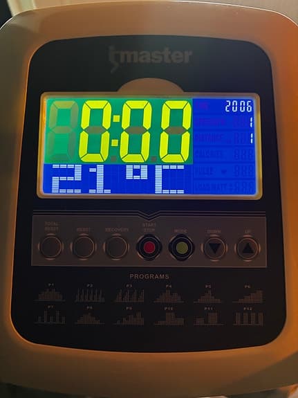 Master crosstrainer med träningsdator