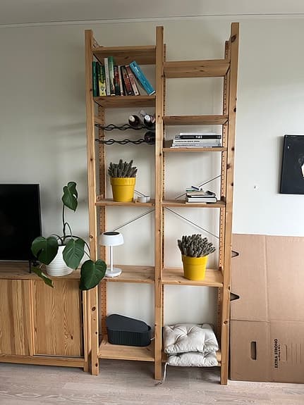 IKEA Ivar hyllsystem, furu