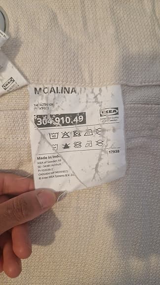 Gardiner från Hemtex och Ikea
