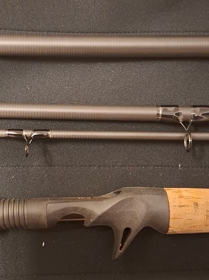 Daiwa spinnspö 4-delat 13fot oandvänt