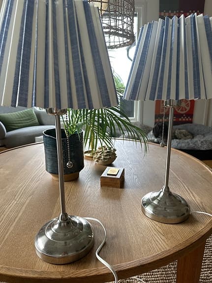 Randiga lampskärmar från Mittbrodts