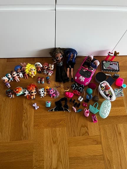 L.O.L. Surprise dockor och tillbehör paket