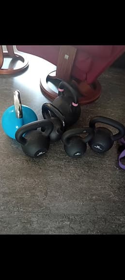 Kettlebells blandade vikter