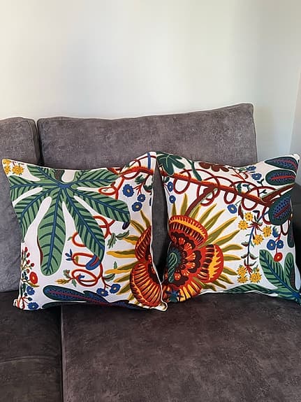 2st Kuddfodral/ Tyg Från Svenskt Tenn/ Josef Frank/ Aralia