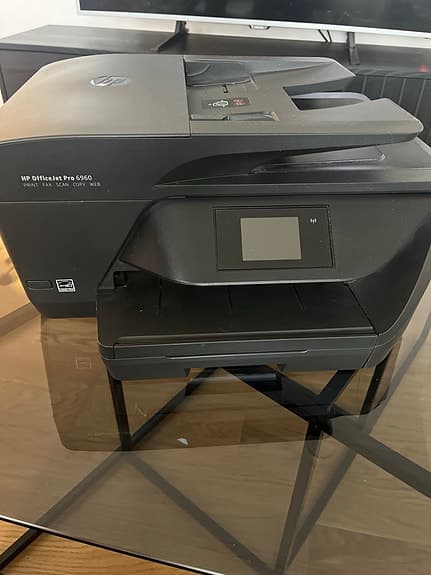 HP OfficeJet Pro 6960 multifunktionsskrivare svart
