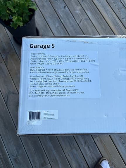 Tak till Segway robotgräsklippare, i-serie