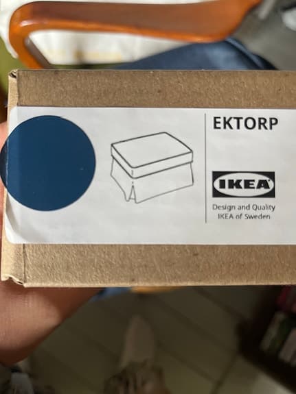IKEA Ektorp klädsel - helt ny (vi köpte fel storlek)