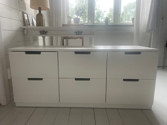 Ikea byrå Nordli 6 lådor