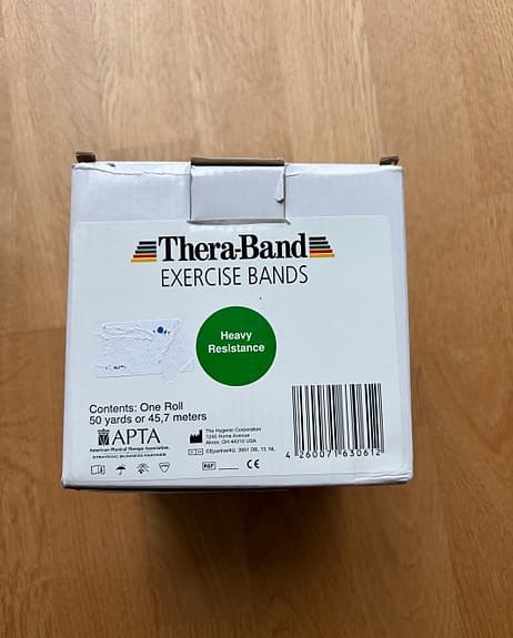 TheraBand träningsband grön - 45,7 meter