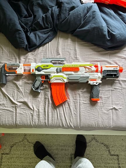 Nerf leksaksvapen paket med flera blasters