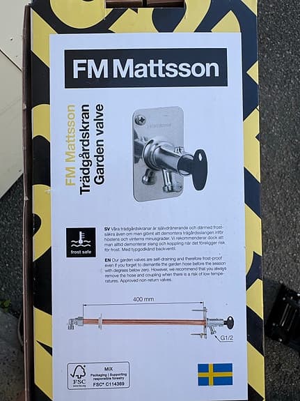 FM Mattsson trädgårdskran 400 mm