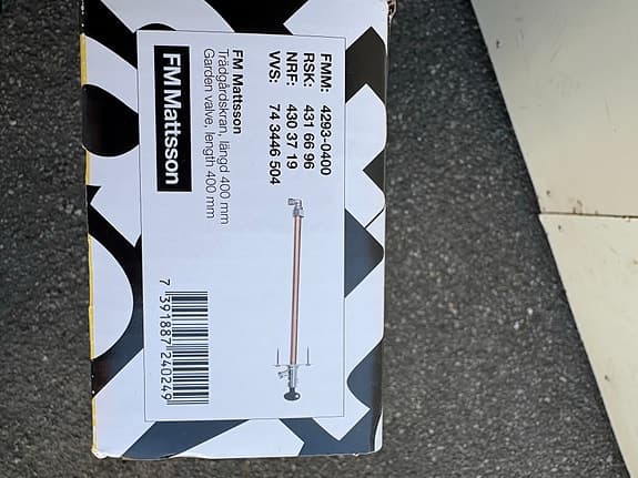 FM Mattsson trädgårdskran 400 mm