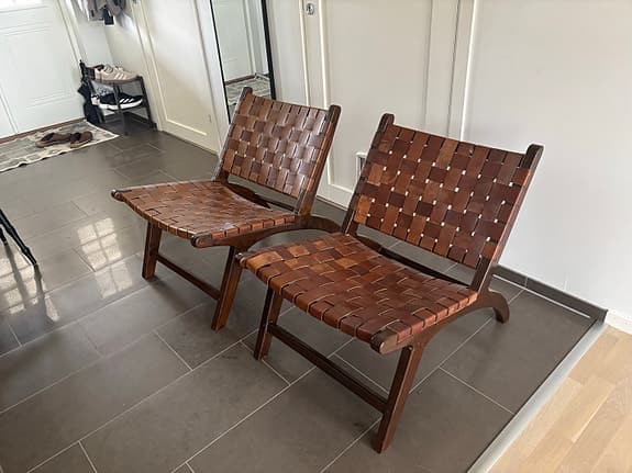 2 st loungestolar Wikiholmform