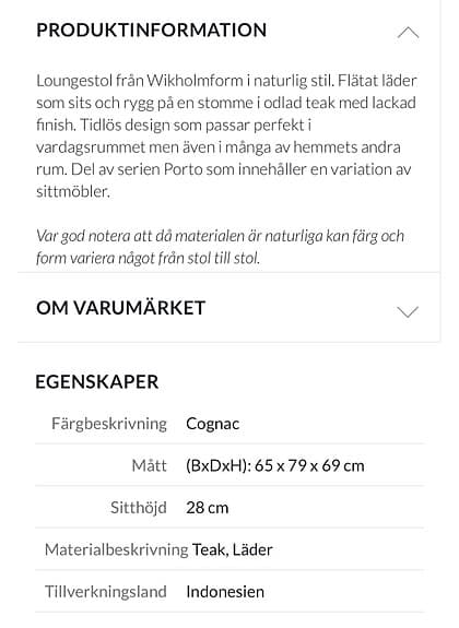 2 st loungestolar Wikiholmform