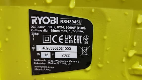 Kompostkvarn Ryobi 3000 W