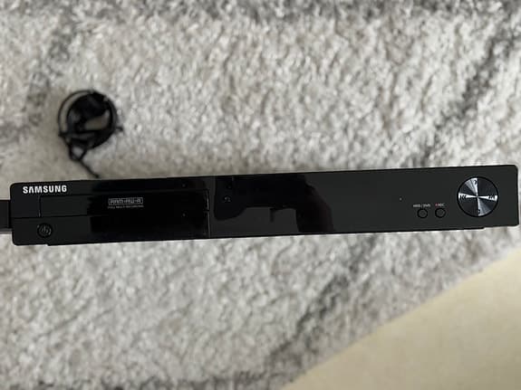 Samsung DVD-spelare svart