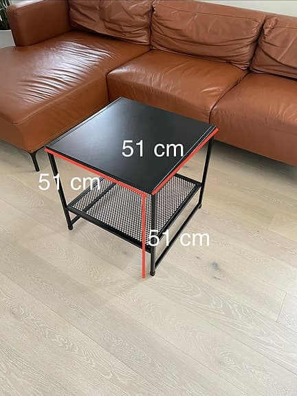 Black coffee table