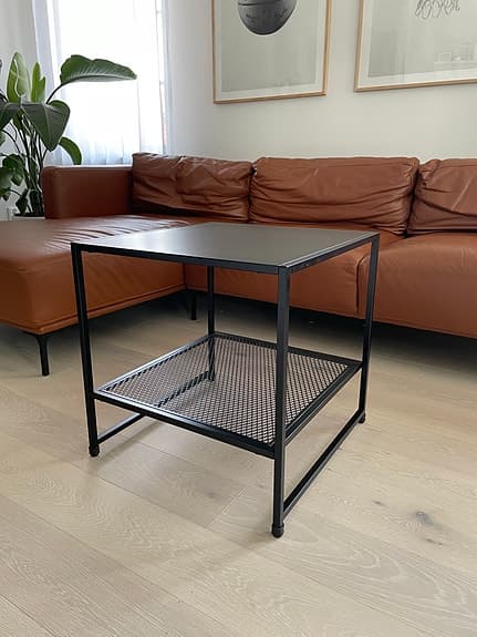 Black coffee table
