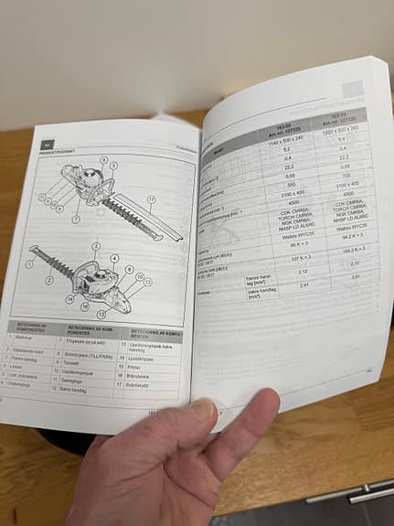 Häcksax, AL-KO Solo bensindriven  modell 163-70