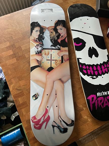 Kill’em Blanks Pirate skateboarddeckar med tryck