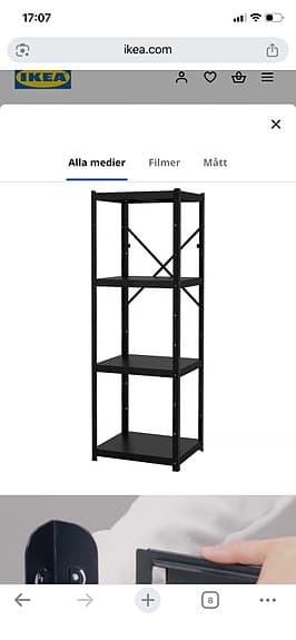 ikea BROR hylla i plåt