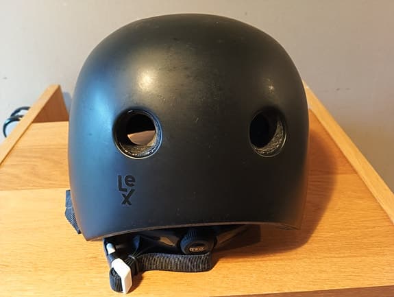 Cykelhjälm TEC storlek 56-60 cm svart färg
