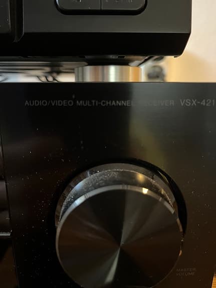 Pioneer VSX-421 flerkanalsreceiver + Pioneer PD-M406 CD-växlare svart
