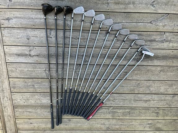 Golfset med bärbag