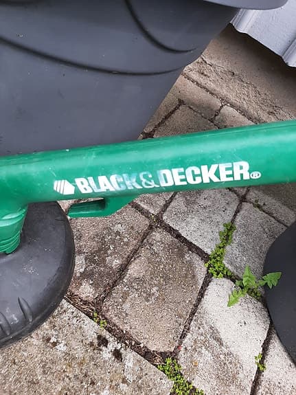 Black & Decker grästrimmer grön