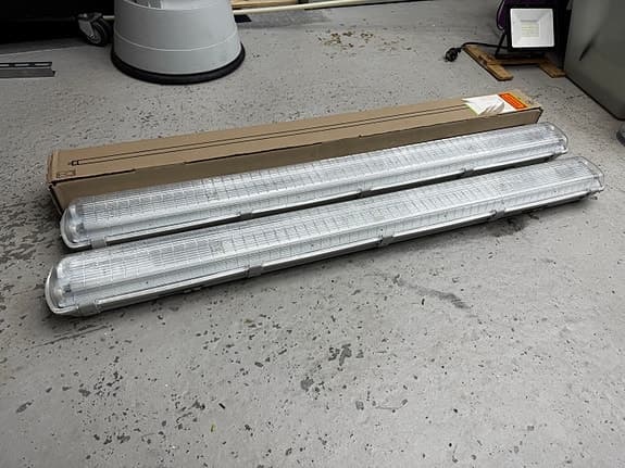 2st lysrörsamatur 120cm inkl 25st nya extra lysrör