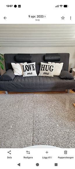 Fin bäddsoffa