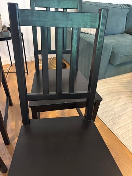 IKEA Alberto Meda matstolar svart