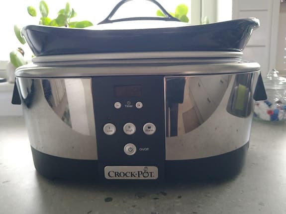 Crock-Pot slow cooker med digital timer