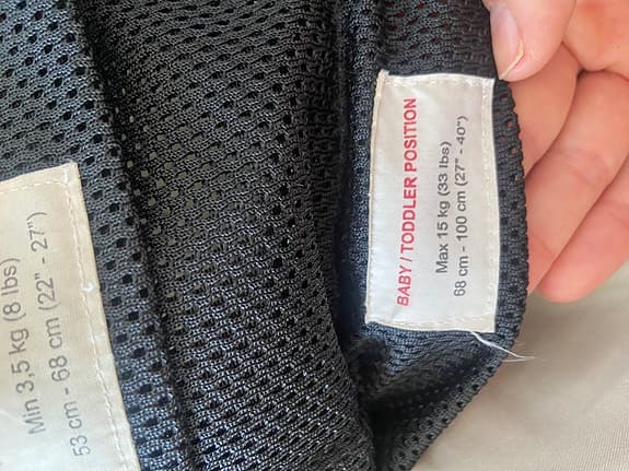 BabyBjörn bärsele beige unisex