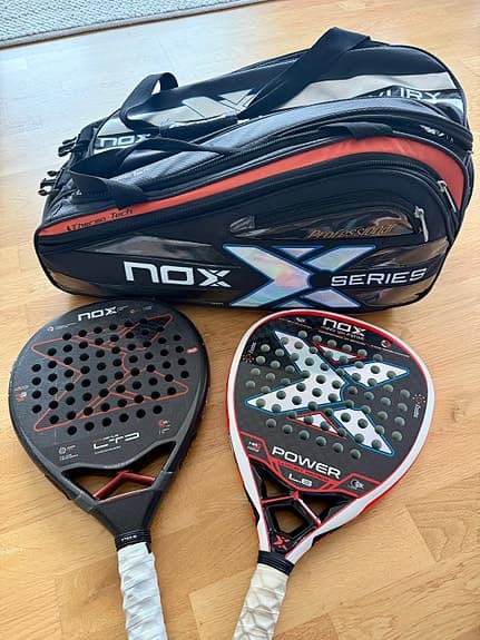 Nox padelracket X-series med väska
