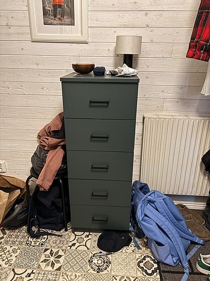 Jysk tapdrup byrå 5lådor