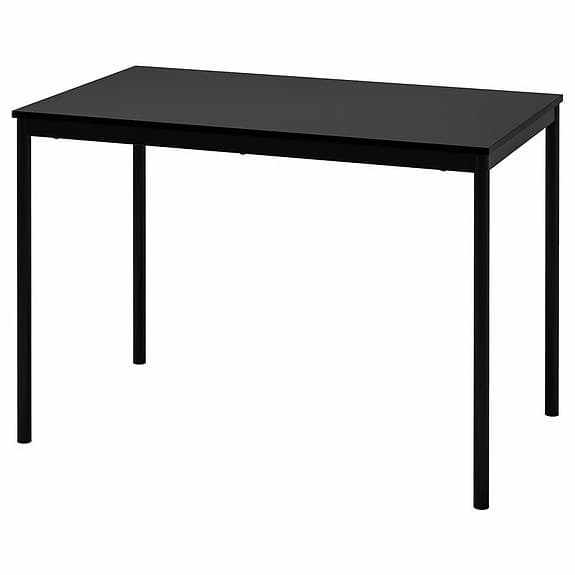 Matbord och stol - svart