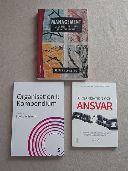 Kurslitteratur Organisation & Management