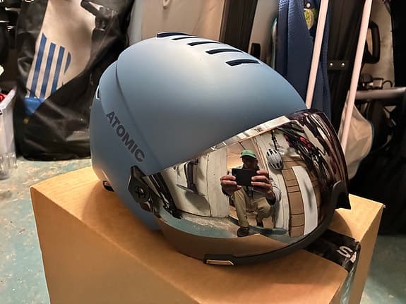 Atomic Savor Visor Stereo strl L (59-63 cm) blå