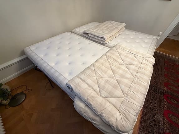 2st Hästens Citation, säng med ställbar rygg bäddmadrass