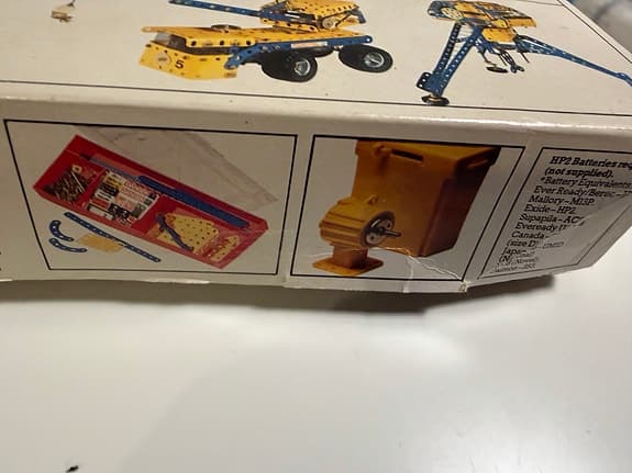 Vintage Meccano 3 Motorised Set – Made in England, Original Box