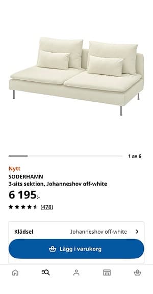 Soffa Söderhamn
