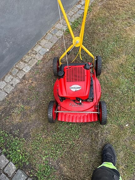 Klippo Excellent gräsklippare röd bensindriven